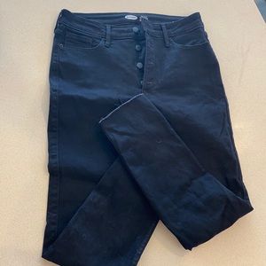 Old Navy Black Rock Star Super Skinny Jeans